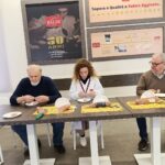 Gli esperti coinvolti nel panel di assaggio: il Professor Luigi Grazia, il Professor Carlo Renieri e la Dottoressa Ambra Zocchi.